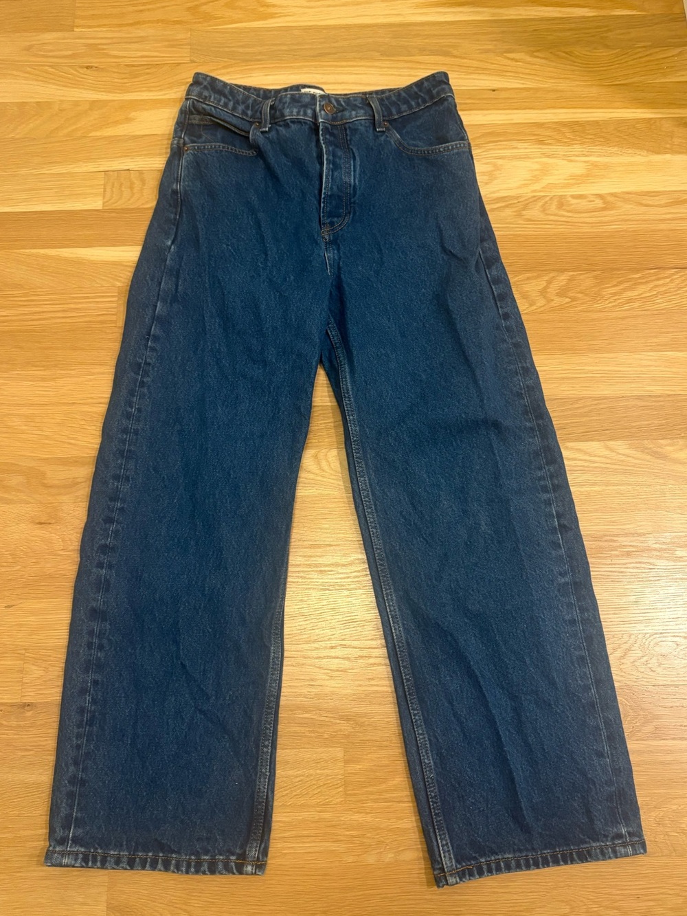 Free People Deep Trance Dropped Boyfriend Jeans Another Dimension Size 27 - Picture 4 of 7